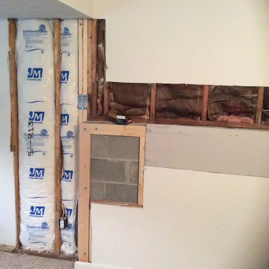 Wall insulation replacement during Odor Removal & Deodorization in Great Barrington